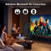 Picture of Mini Projector Portable with Screen, YOOYAA Bluetooth Full HD 1080P