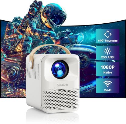 Picture of Mini Projector with WiFi 6, BT 5.2