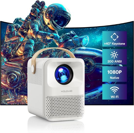 Picture of Mini Projector with WiFi 6, BT 5.2